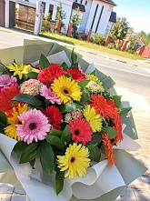 Букет цветов из:  Герберы #REPLACE_PRED# Чернышев